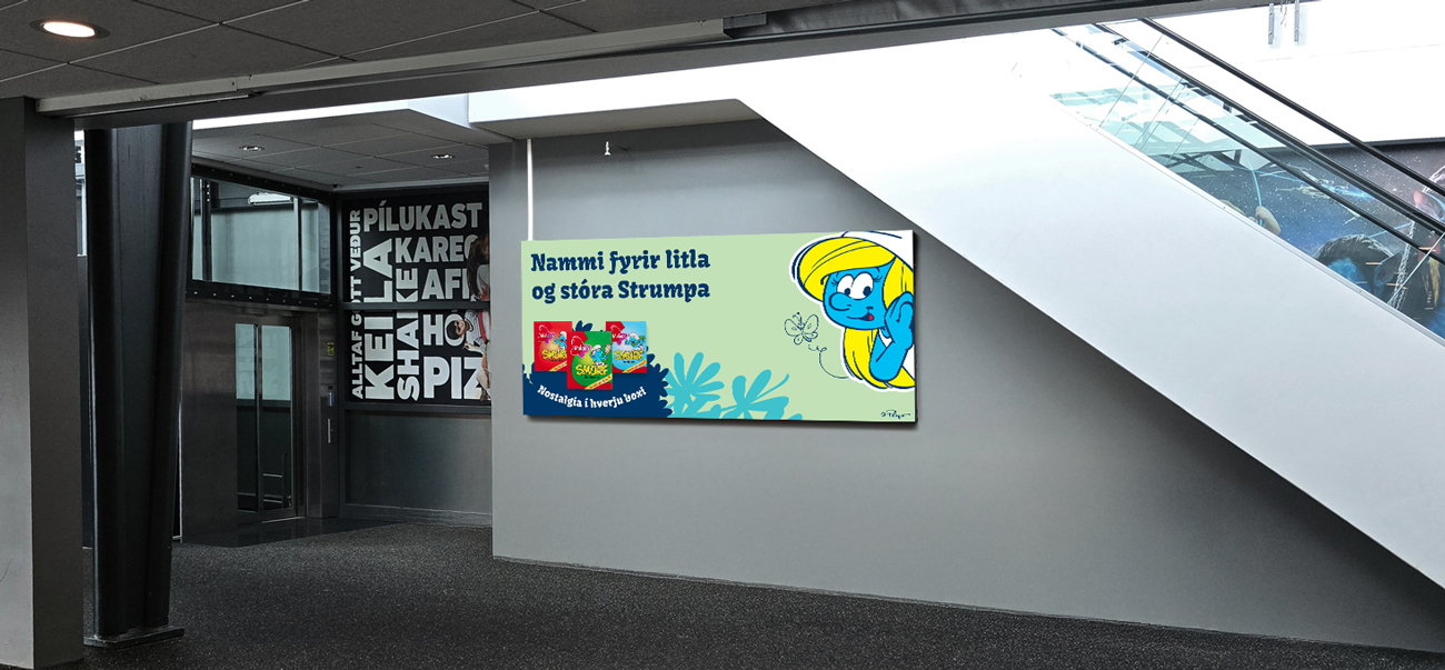 LED Birting tekur við Smáralind og Egilshöll